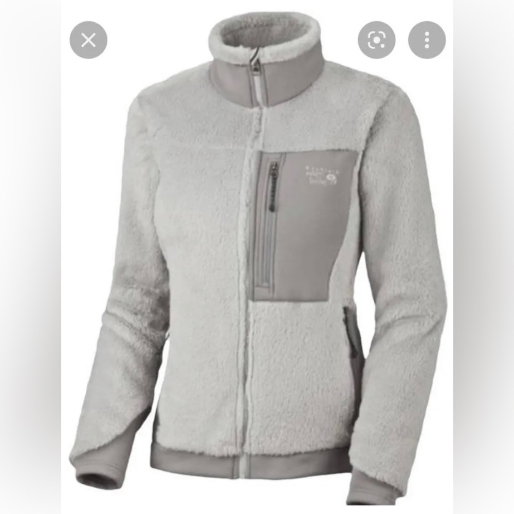 Mountain Hardwear Women’s Polartec High Loft Synchilla Full Zip Jacket Gray XS